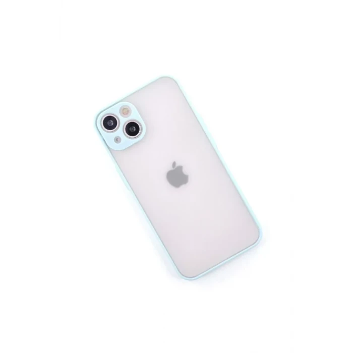 Newface Apple iPhone 14 Kılıf Montreal Silikon Kapak - Turkuaz