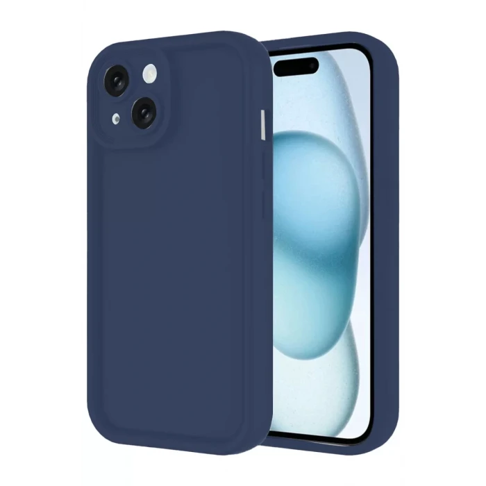Newface Apple iPhone 14 Kılıf Viera Silikon - Lacivert