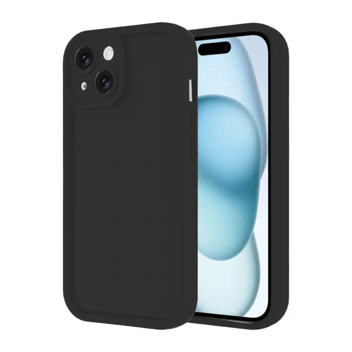 Newface Apple iPhone 14 Kılıf Viera Silikon - Siyah