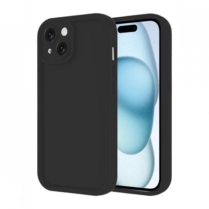 Newface Apple iPhone 14 Kılıf Viera Silikon - Siyah