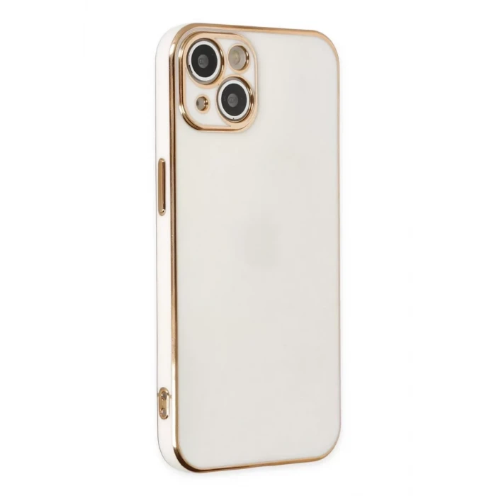Newface Apple iPhone 14 Kılıf Volet Silikon - Beyaz