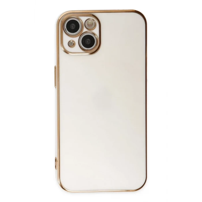 Newface Apple iPhone 14 Kılıf Volet Silikon - Beyaz