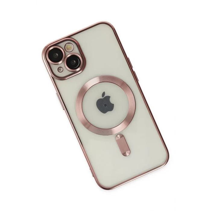 Newface Apple iPhone 14 Plus Kılıf Kross Magneticsafe Kapak - Rose