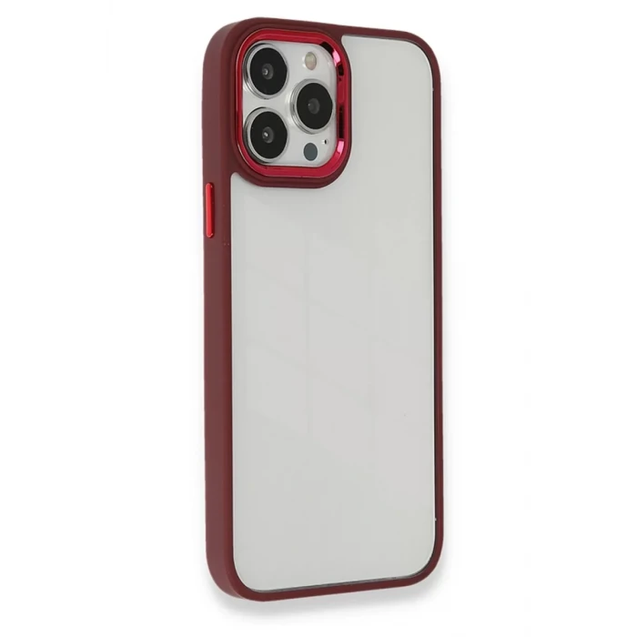 Newface Apple iPhone 14 Pro Kılıf Dora Kapak - Kırmızı
