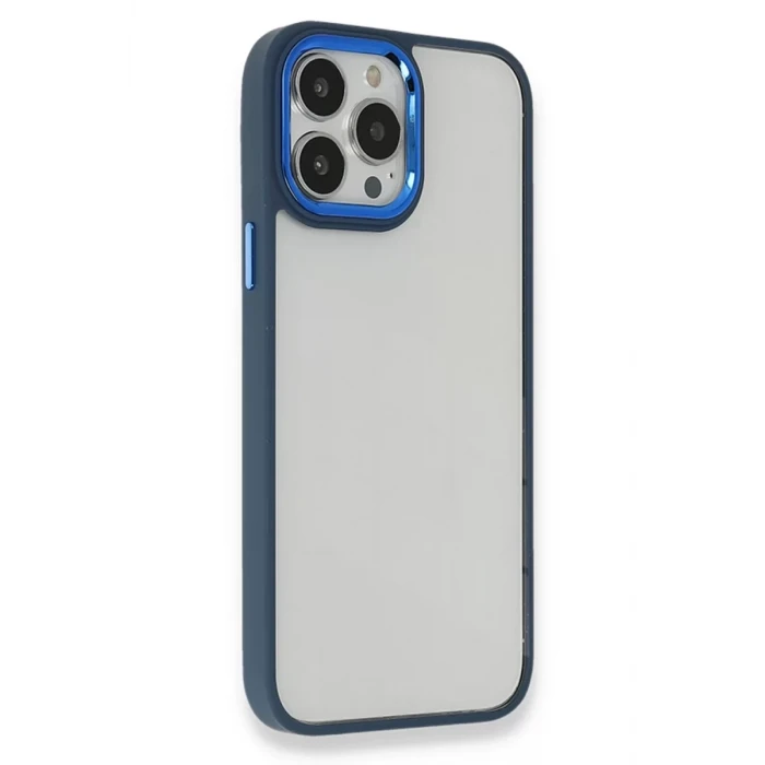 Newface Apple iPhone 14 Pro Kılıf Dora Kapak - Mavi
