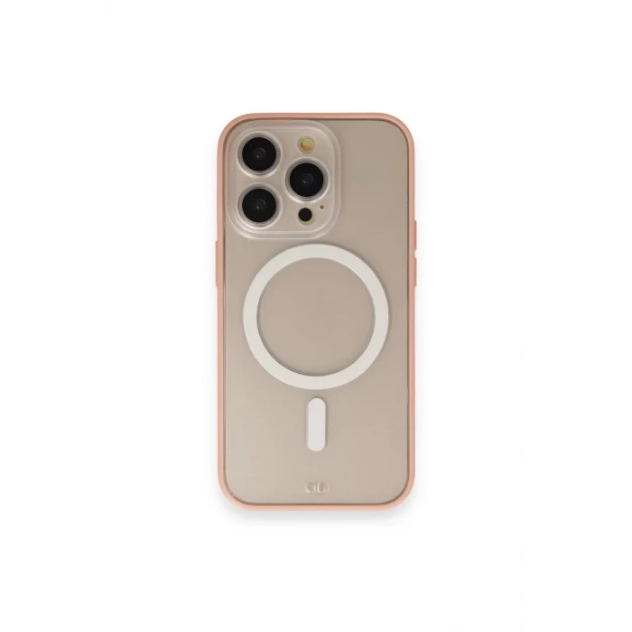 Newface Apple iPhone 14 Pro Kılıf Grand Magneticsafe Kapak - Pembe