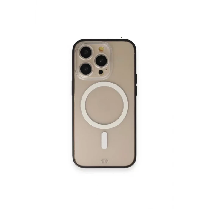 Newface Apple iPhone 14 Pro Kılıf Grand Magneticsafe Kapak - Siyah