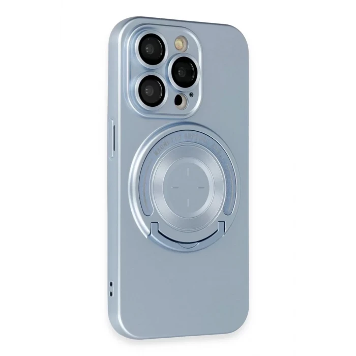 Newface Apple iPhone 14 Pro Kılıf Lukka Magneticsafe Kapak - Sierra Blue