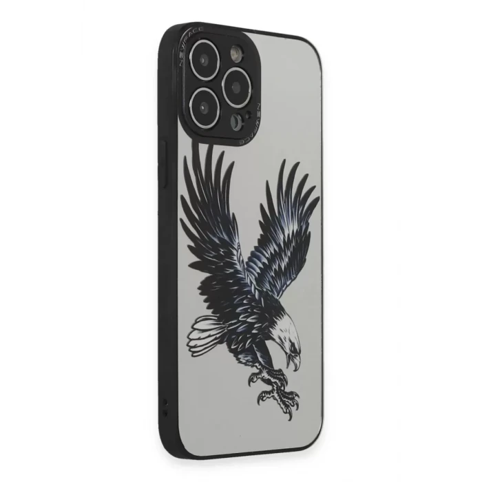 Newface Apple iPhone 14 Pro Kılıf Mirror Desenli Kapak - Mirror - 1