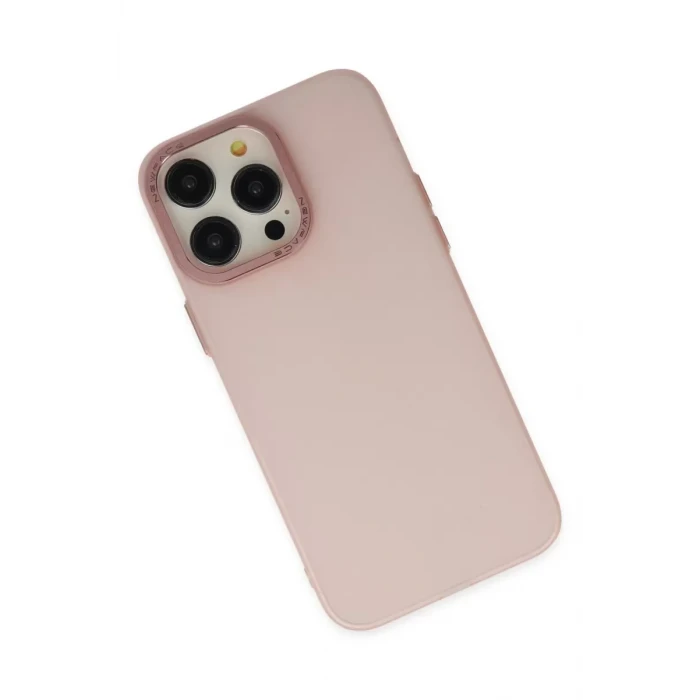 Newface Apple iPhone 14 Pro Kılıf Modos Metal Kapak - Pembe