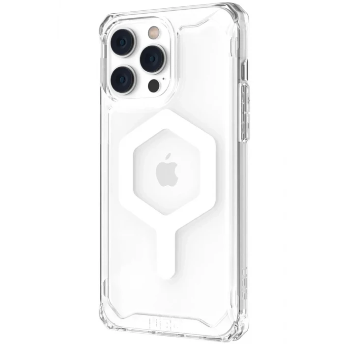 Newface Apple iPhone 14 Pro Kılıf Uag Plyo Magneticsafe Silikon - Şeffaf