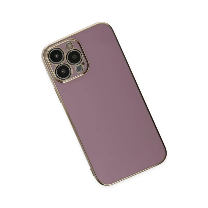 Newface Apple iPhone 14 Pro Kılıf Volet Silikon - Mor