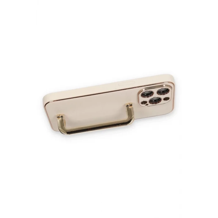 Newface Apple iPhone 14 Pro Max Kılıf Coco Elit Kapak - Gold