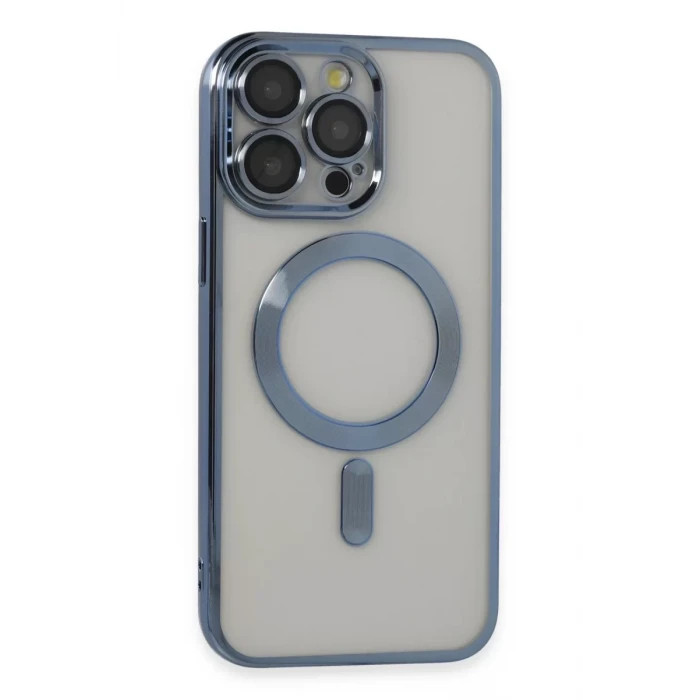 Newface Apple iPhone 14 Pro Max Kılıf Kross Magneticsafe Kapak - Sierra Blue