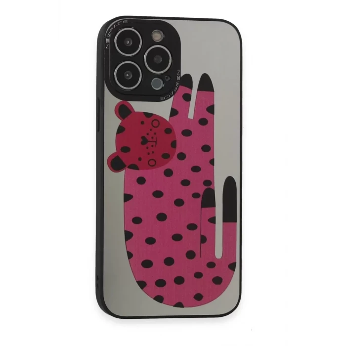 Newface Apple iPhone 14 Pro Max Kılıf Mirror Desenli Kapak - Mirror - 12