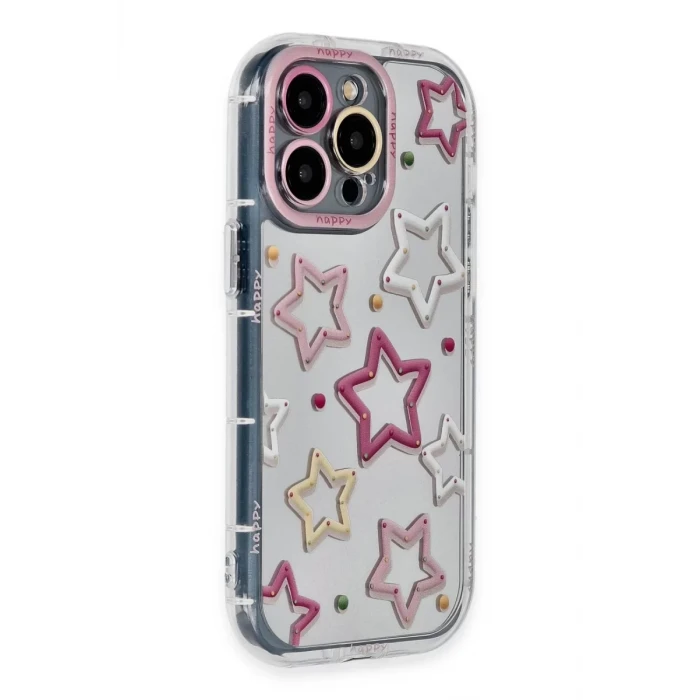 Newface Apple iPhone 14 Pro Max Kılıf Reflexion Desenli Kapak - Desen 3