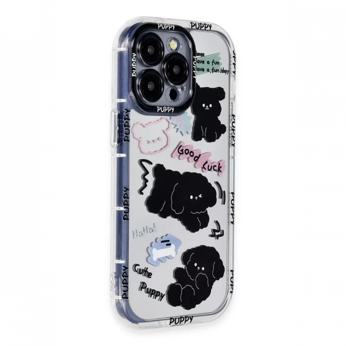 Newface Apple iPhone 14 Pro Max Kılıf Reflexion Desenli Kapak - Desen 5