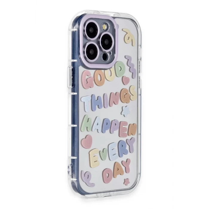 Newface Apple iPhone 14 Pro Max Kılıf Reflexion Desenli Kapak - Desen 7
