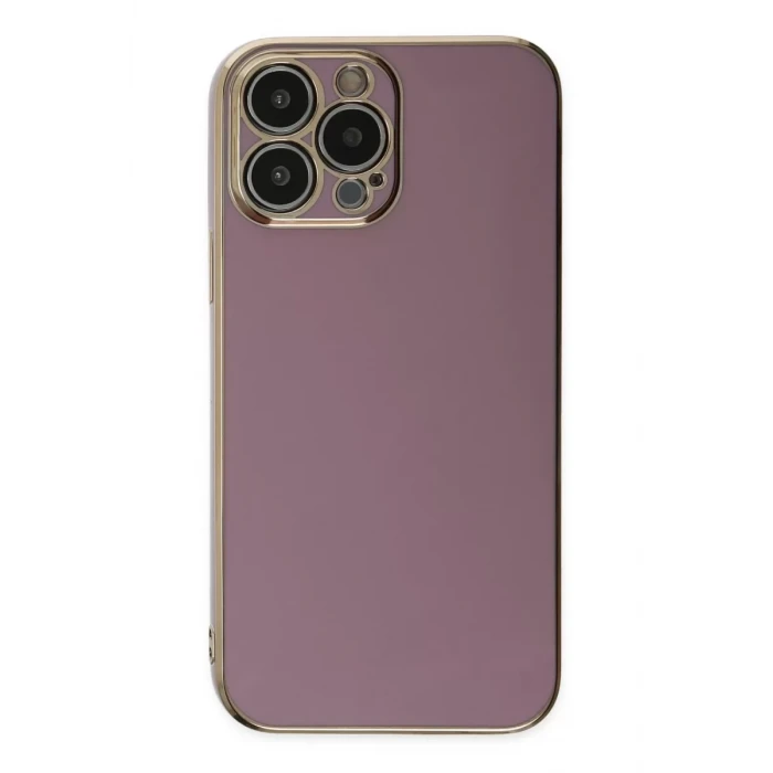 Newface Apple iPhone 14 Pro Max Kılıf Volet Silikon - Mor