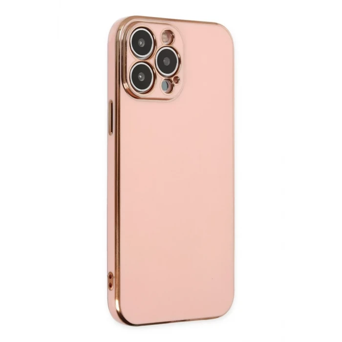 Newface Apple iPhone 14 Pro Max Kılıf Volet Silikon - Pembe