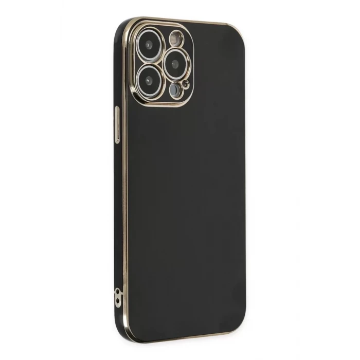 Newface Apple iPhone 14 Pro Max Kılıf Volet Silikon - Siyah