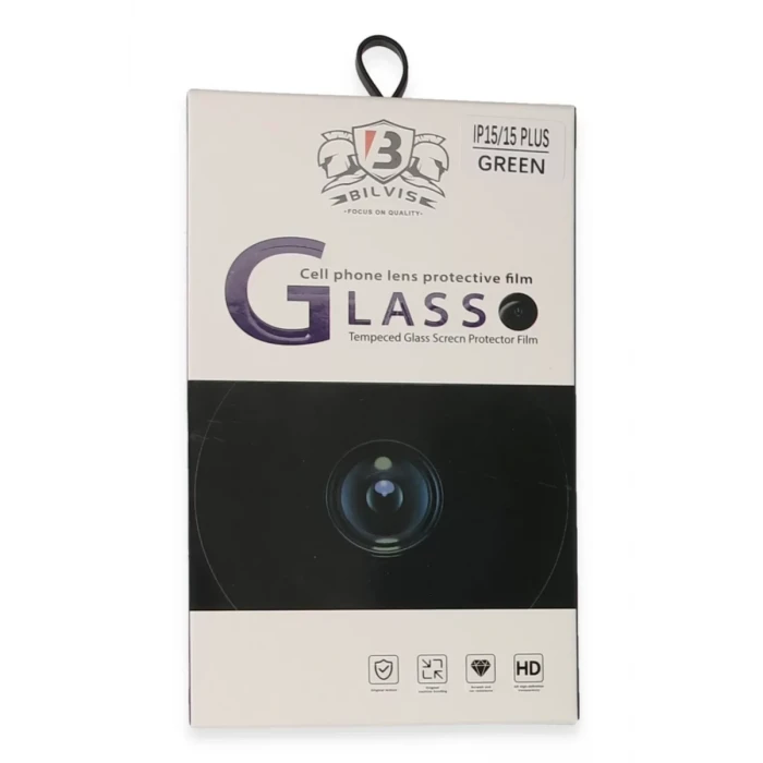 Newface Apple iPhone 15 Bilvis Titan Kamera Lens - Yeşil