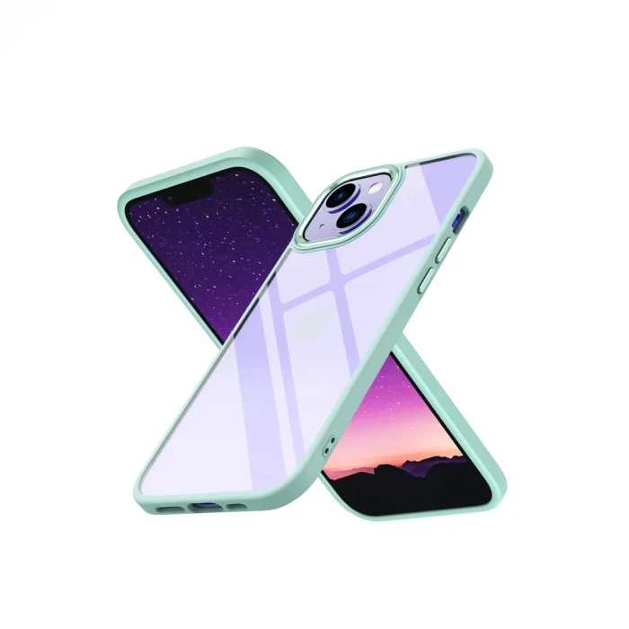 Newface Apple iPhone 15 Kılıf Power Silikon - Yeşil