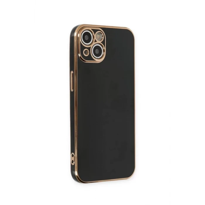 Newface Apple iPhone 15 Kılıf Volet Silikon - Siyah