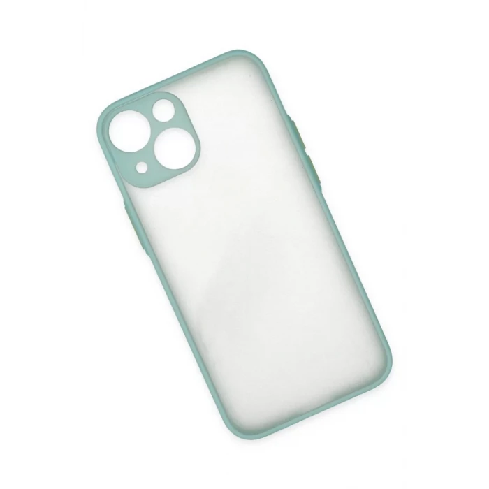 Newface Apple iPhone 15 Plus Kılıf Montreal Silikon Kapak - Açık Yeşil