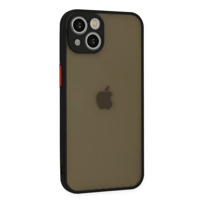 Newface Apple iPhone 15 Plus Kılıf Montreal Silikon Kapak - Siyah
