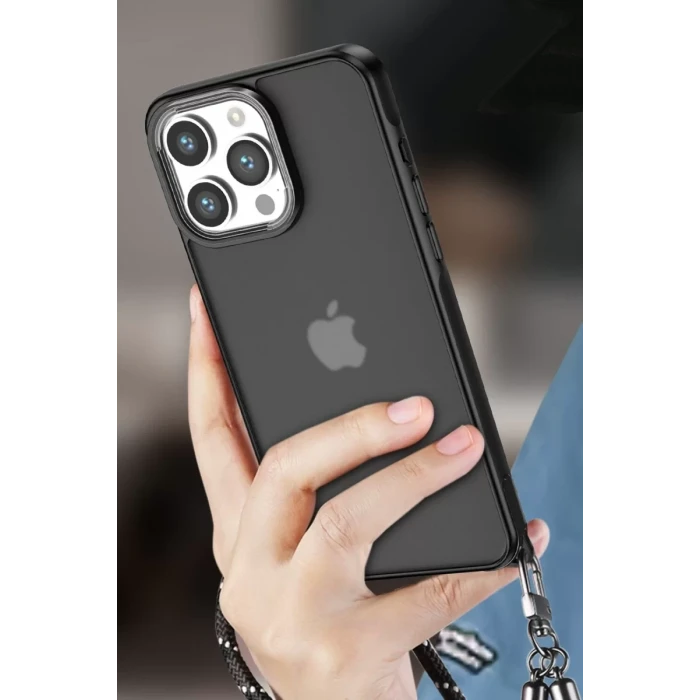 Newface Apple iPhone 15 Pro Kılıf Elegant Kapak - Yeşil