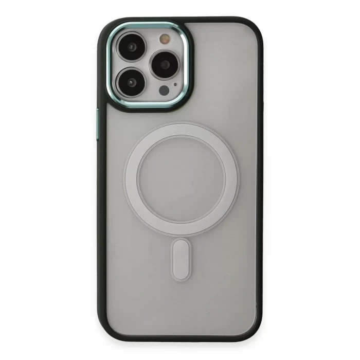 Newface Apple iPhone 15 Pro Kılıf Room Magneticsafe Silikon - Köknar Yeşili