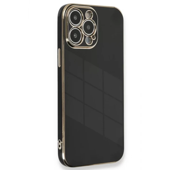 Newface Apple iPhone 15 Pro Kılıf Volet Silikon - Siyah