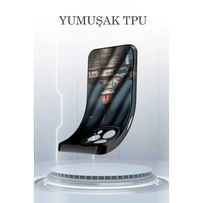 Newface Apple iPhone 15 Pro Max Kılıf Crew Desenli Kapak - Kapadokya
