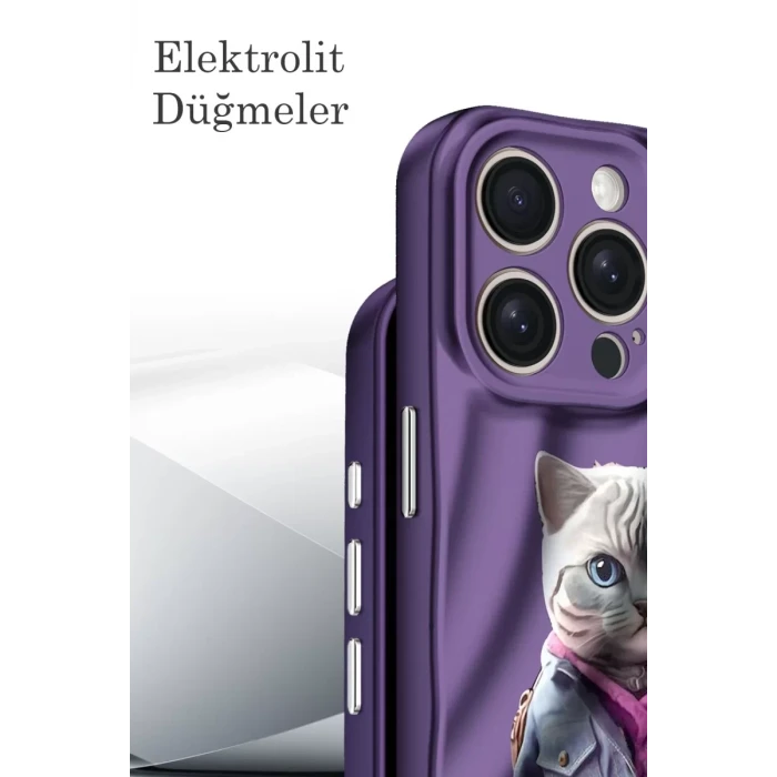 Newface Apple iPhone 15 Pro Max Kılıf Crew Desenli Kapak - Kapadokya