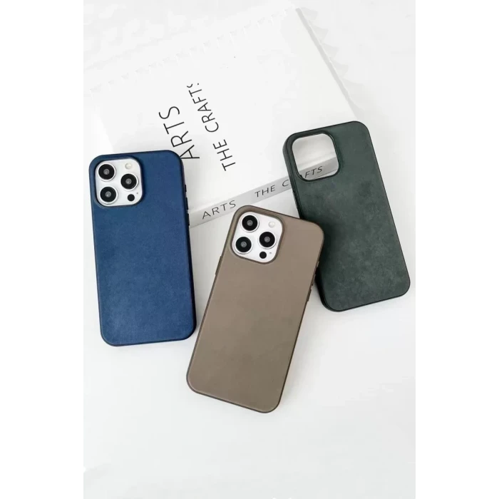Newface Apple iPhone 15 Pro Max Kılıf Karen Magsafe Kapak - Lacivert