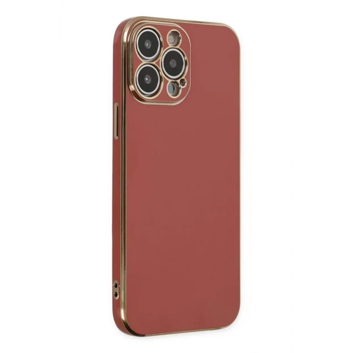 Newface Apple iPhone 15 Pro Max Kılıf Volet Silikon - Kırmızı