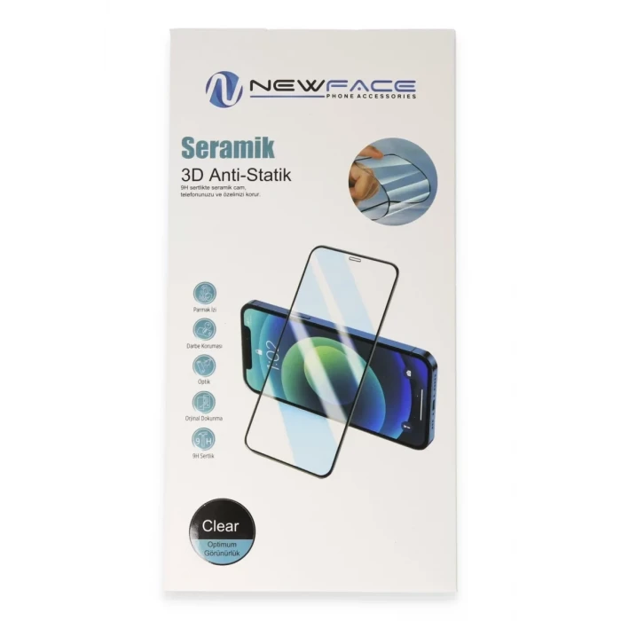 Newface Apple iPhone 16 3D Antistatik Seramik Nano Ekran Koruyucu