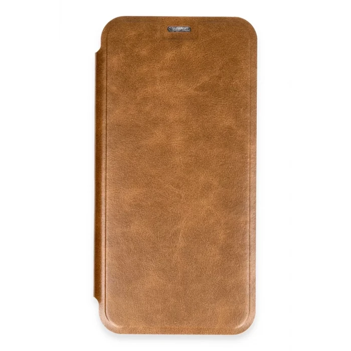Newface Apple iPhone 16 Kılıf Flip Cover - Taba