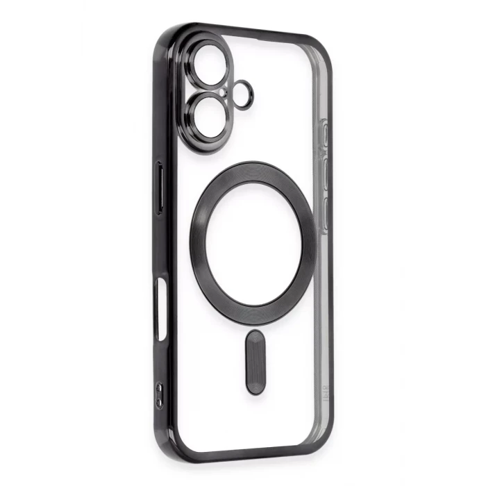 Newface Apple iPhone 16 Kılıf Kross Magneticsafe Kapak - Siyah