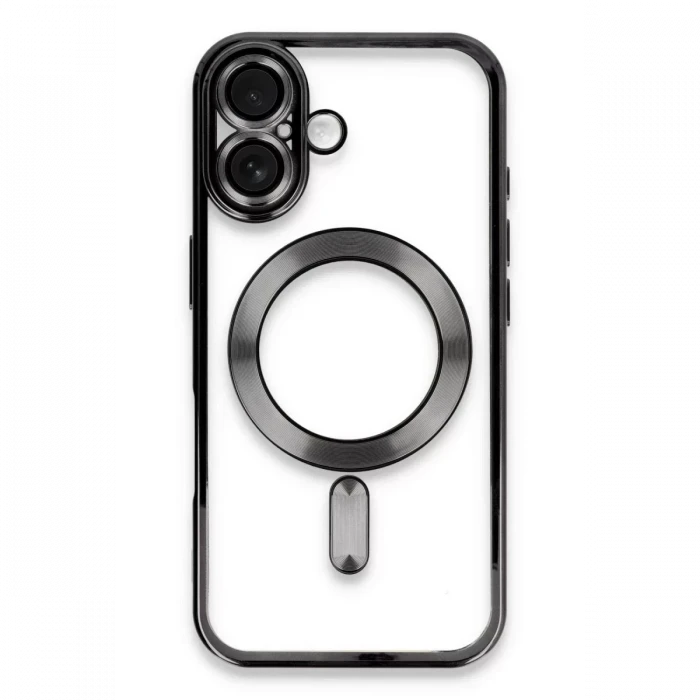 Newface Apple iPhone 16 Kılıf Kross Magneticsafe Kapak - Siyah