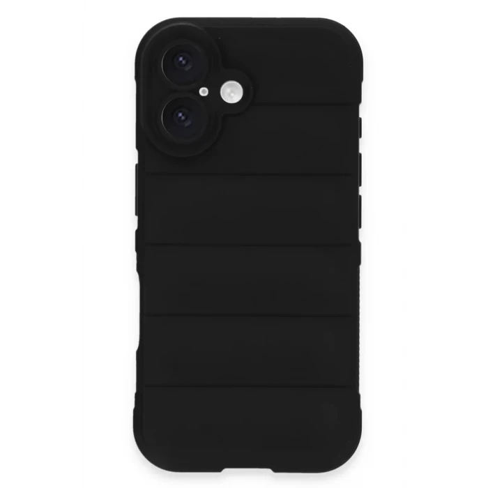 Newface Apple iPhone 16 Kılıf Optimum Silikon - Siyah