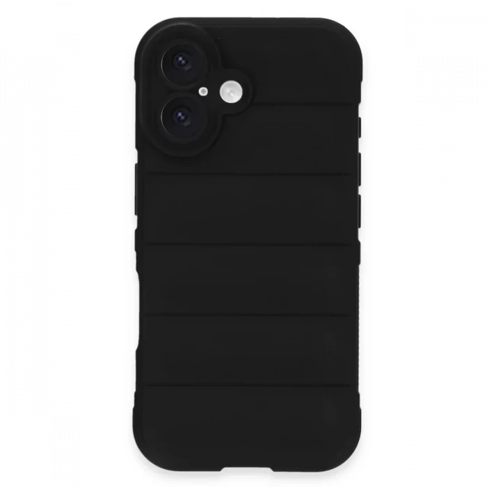 Newface Apple iPhone 16 Kılıf Optimum Silikon - Siyah