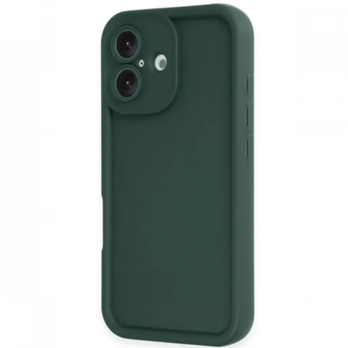 Newface Apple iPhone 16 Kılıf Viera Silikon - Koyu Yeşil