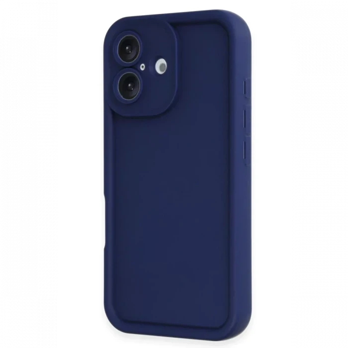 Newface Apple iPhone 16 Kılıf Viera Silikon - Lacivert