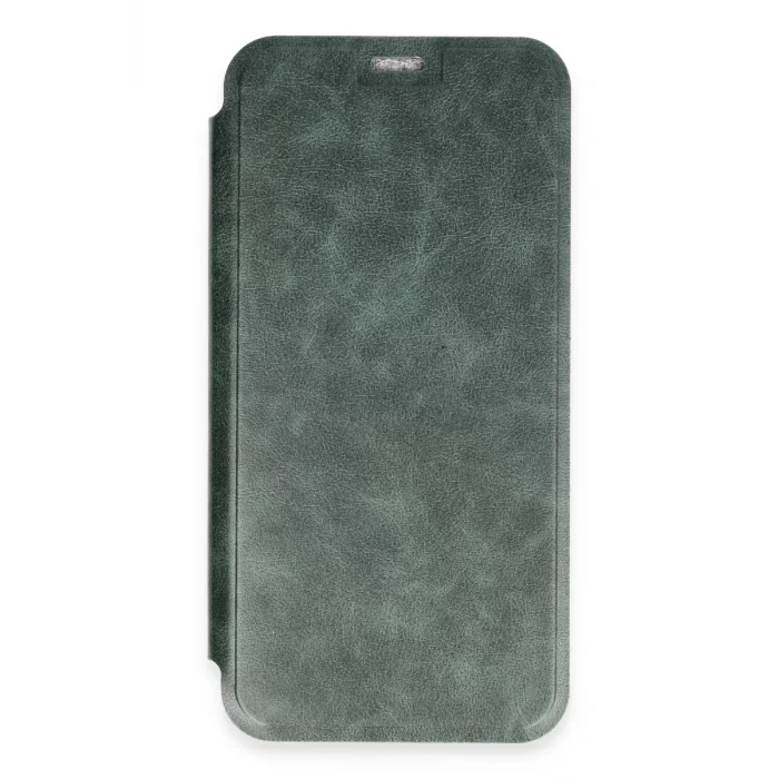 Newface Apple iPhone 16 Plus Kılıf Flip Cover - Koyu Yeşil