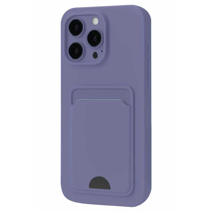 Newface Apple iPhone 16 Plus Kılıf Kelvin Kartvizitli Silikon - Lila