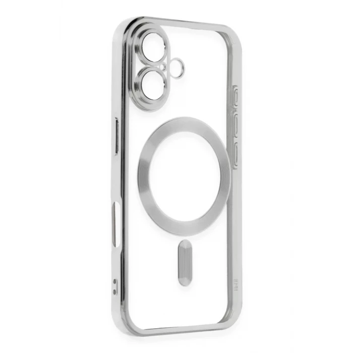 Newface Apple iPhone 16 Plus Kılıf Kross Magneticsafe Kapak - Gümüş