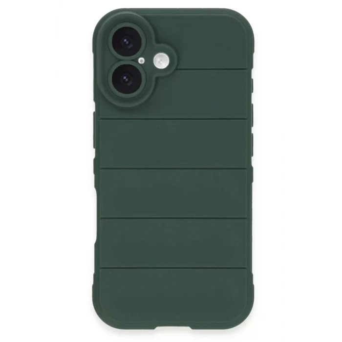 Newface Apple iPhone 16 Plus Kılıf Optimum Silikon - Koyu Yeşil