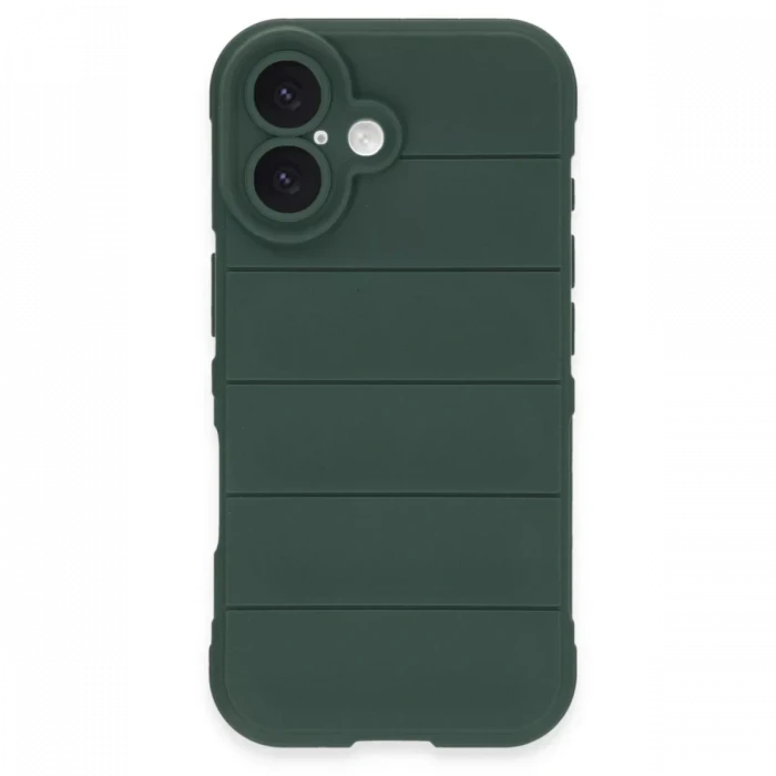 Newface Apple iPhone 16 Plus Kılıf Optimum Silikon - Koyu Yeşil